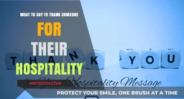 Warm Words to Express Gratitude for Your Host's Generous Hospitality