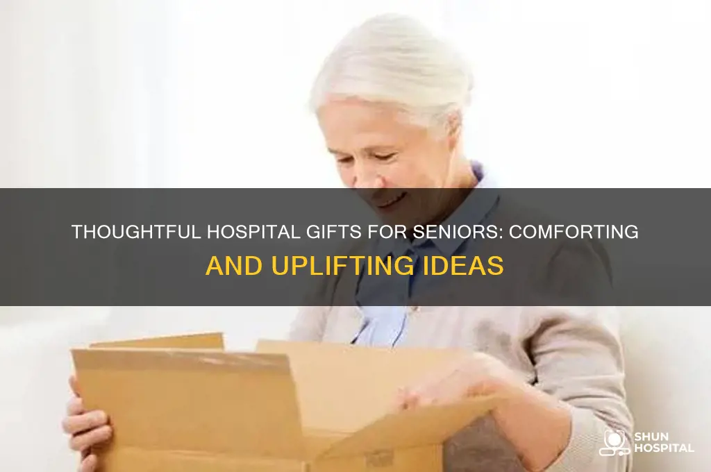 what to send old person in hospital