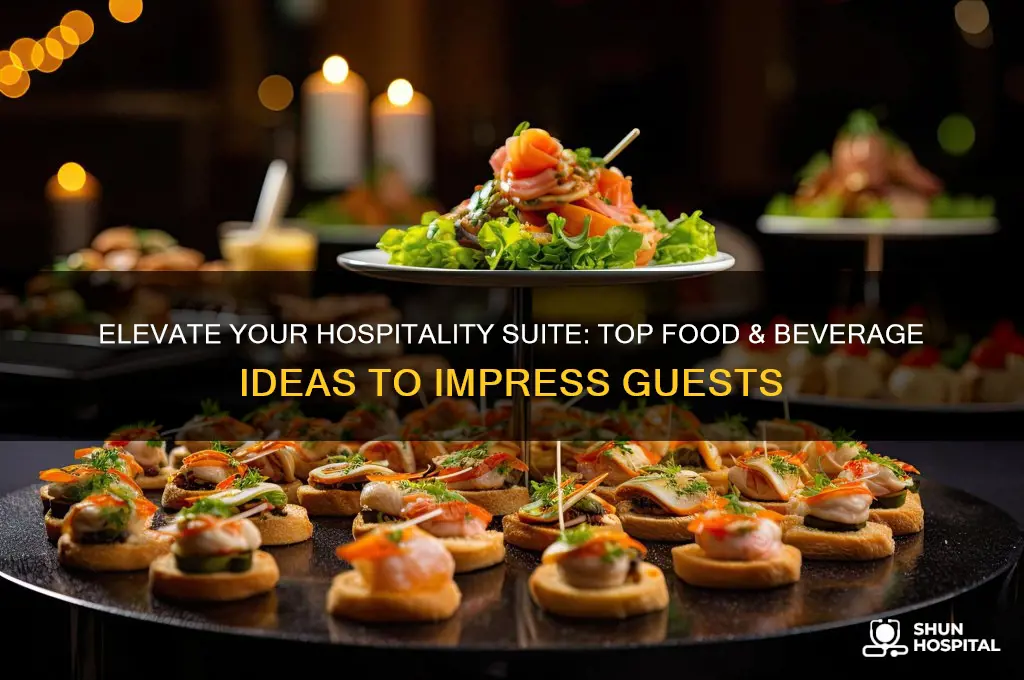 what to serve in a hospitality suite