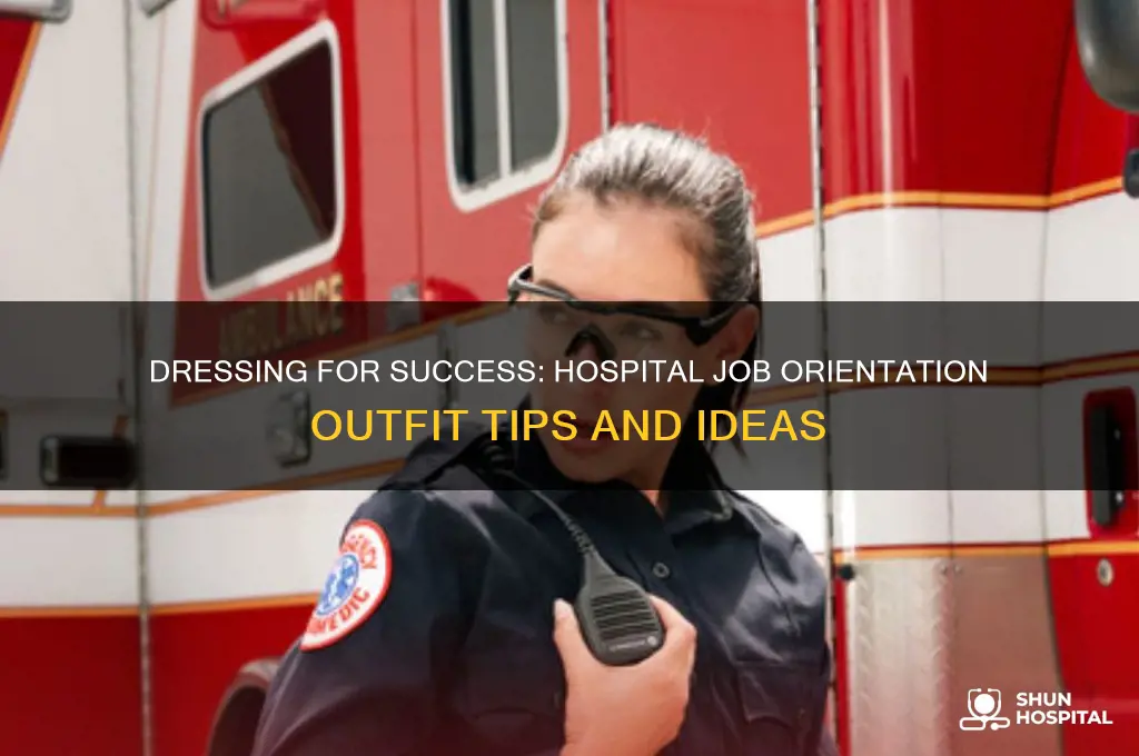 what to wear to a job orientation at a hospital