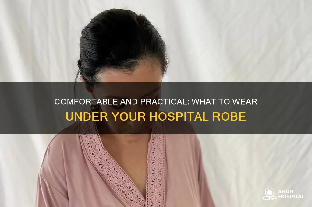 what to wear under robe in hospital