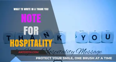 Expressing Gratitude: Crafting the Perfect Thank You Note for Hospitality