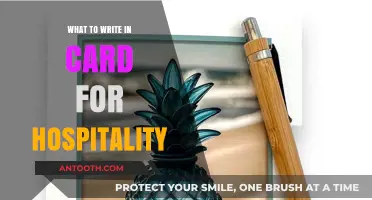 Warm Words for Hospitality: Crafting the Perfect Thank You Card