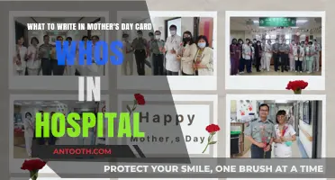 Heartfelt Mother's Day Card Messages for Moms in the Hospital