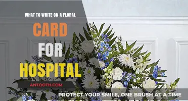 Heartfelt Floral Card Messages to Brighten Hospital Stays