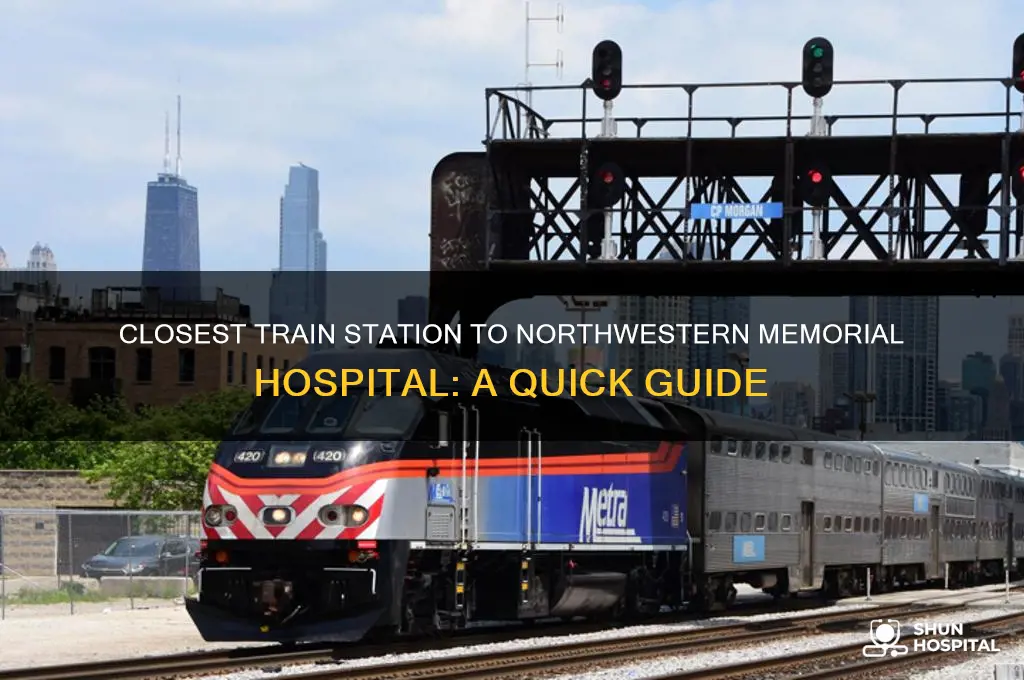 what train station is closest to northwestern memorial hospital
