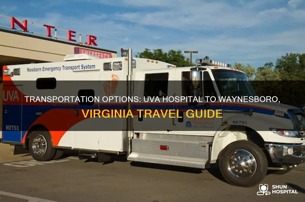 what transportation is available between uva hospital and waynesboro or