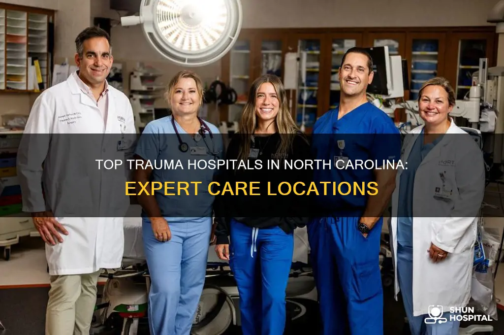 what trauma hospital are in north carolina