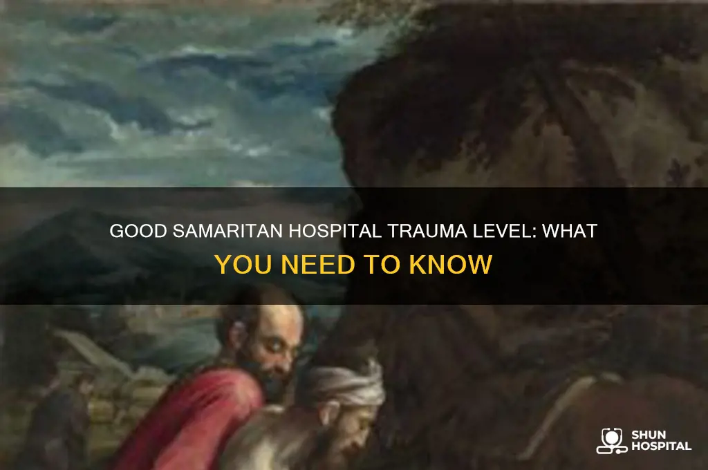 what trauma level is good samaritan hospital