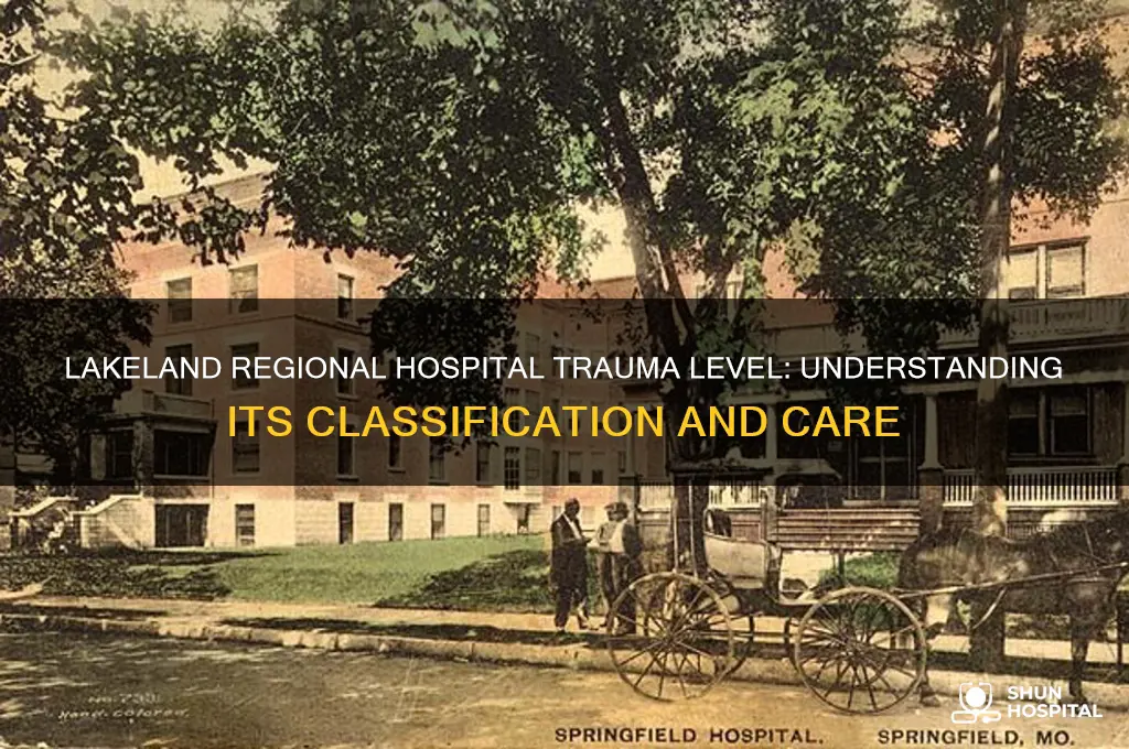 what trauma level is lakeland regional hospital