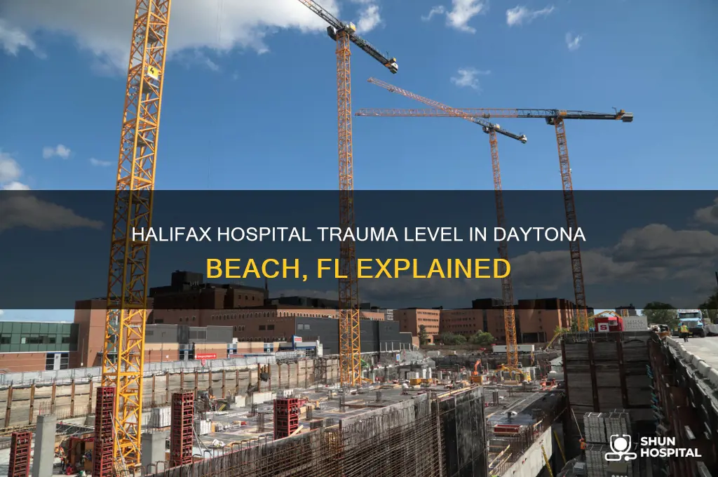 what trauma level of halifax hospital in dayton beach fl