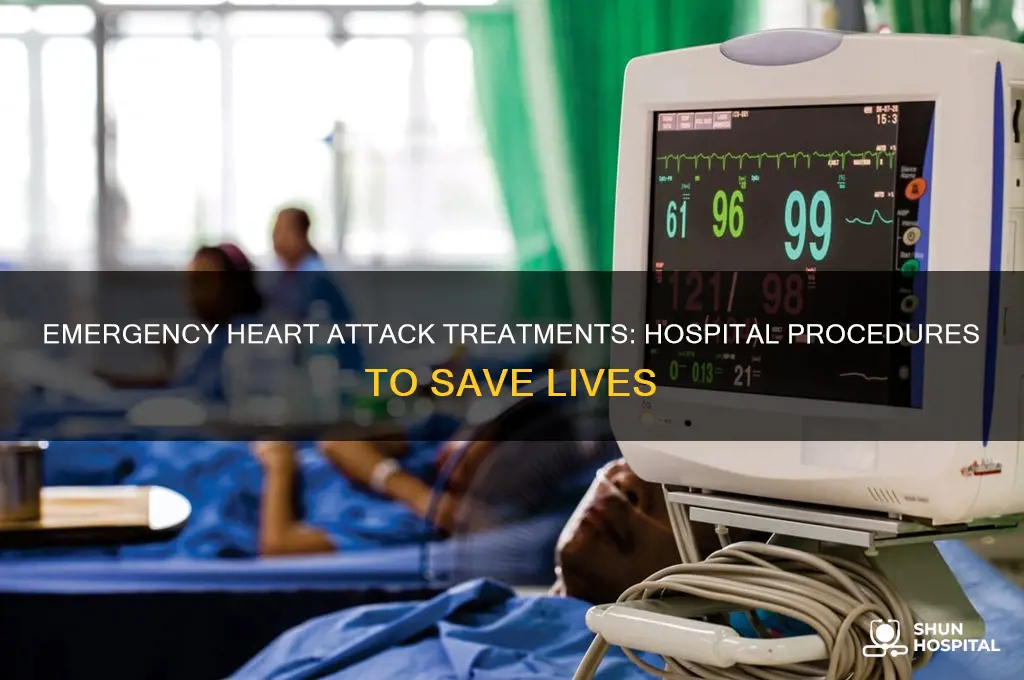 what treatments does a hospital do for a heart attack