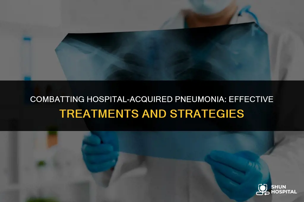what treatse hospital acquired pneumonia