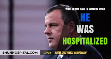 Trump's Words to Christie During His Hospitalization: A Revealing Moment