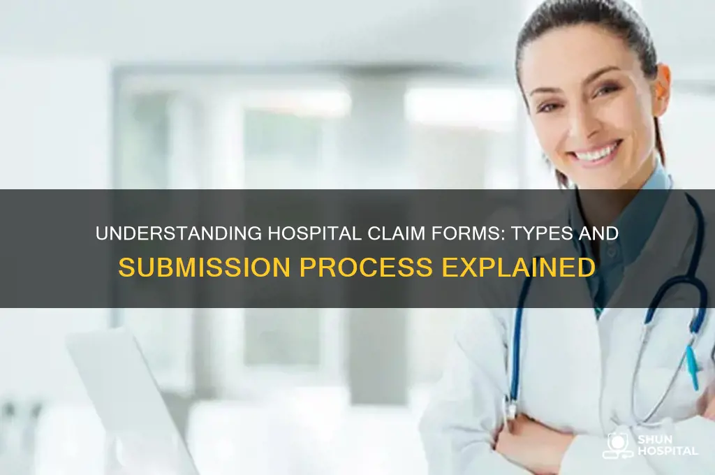 what type of claim form is submitted by a hospital