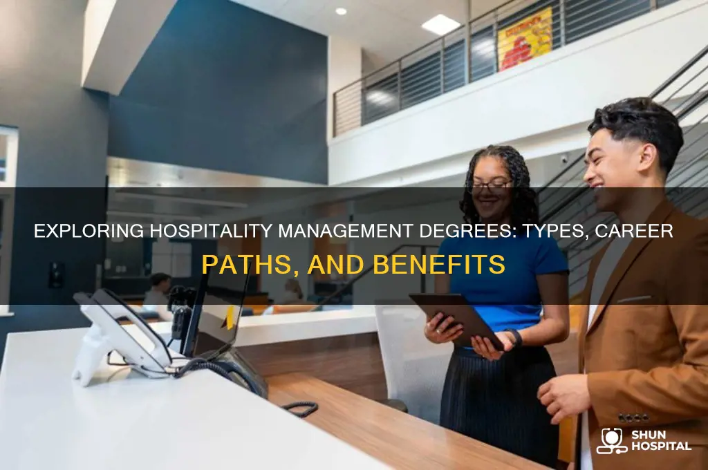 what type of degree is hospitality management