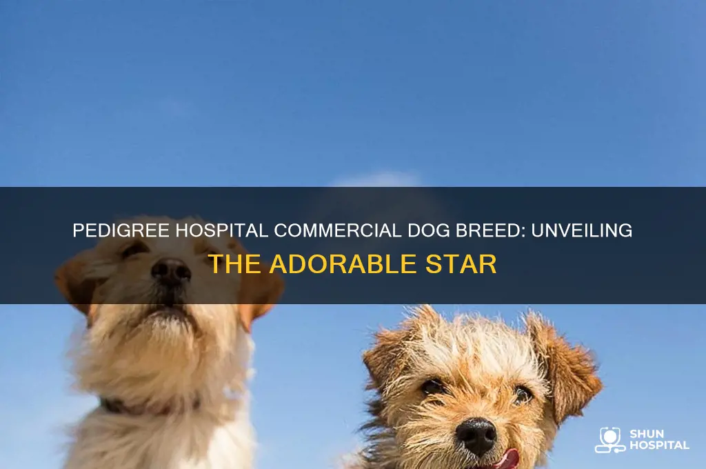what type of dog is in the pedigree hospital commercial