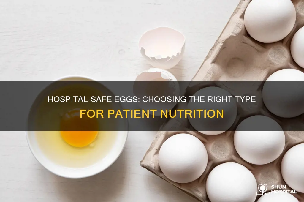 what type of eggs are hospital safe