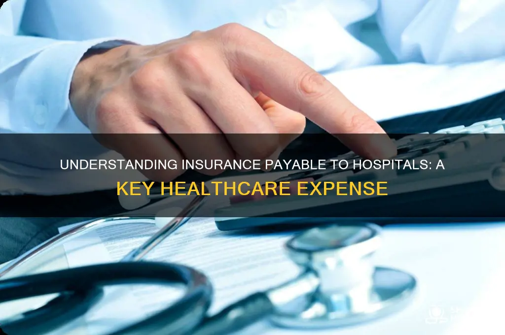 what type of expense is insurance payable to a hospital