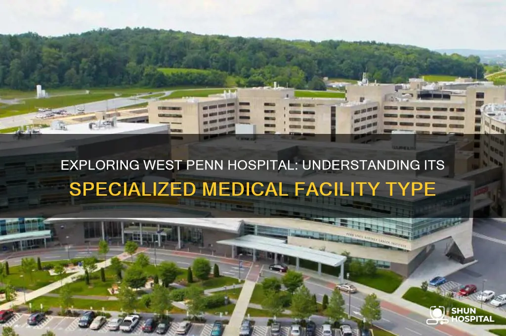 what type of facility west penn hospital