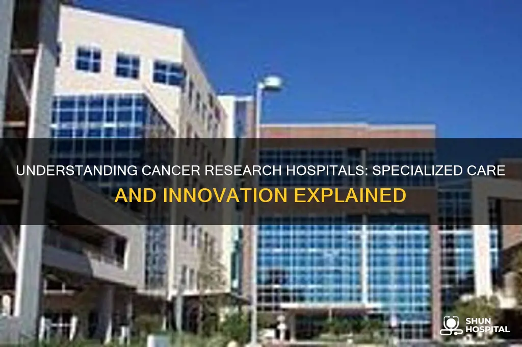 what type of hospital is a cancer research hospital