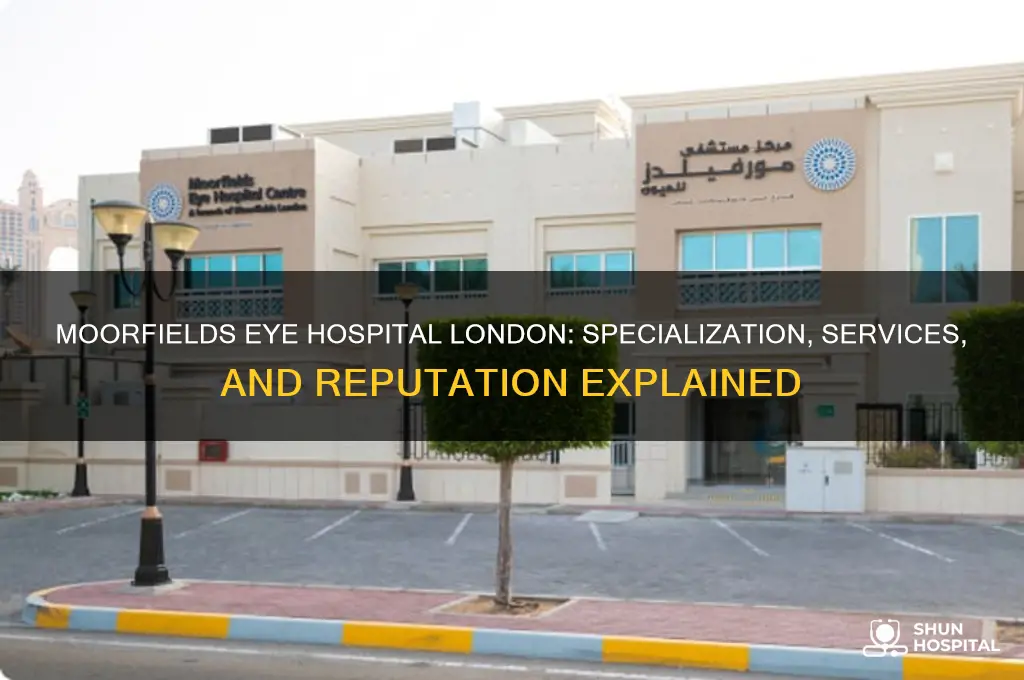 what type of hospital is moorfields london