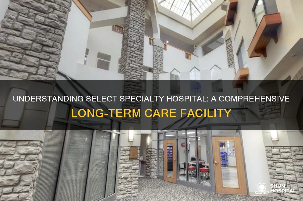 what type of hospital is select specialty