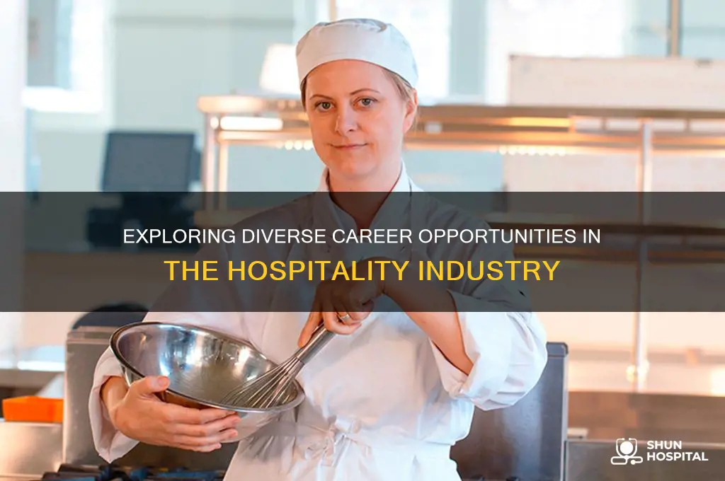 what type of jobs are available in the hospitality industry