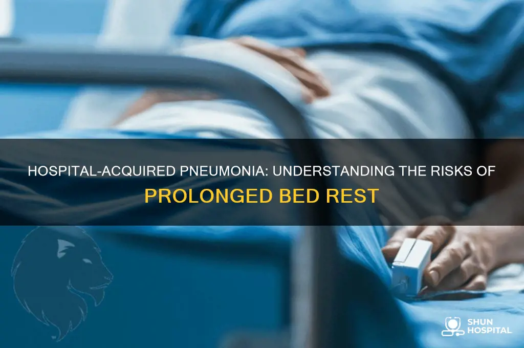 what type oif pneumonia comes from lying in a hospital