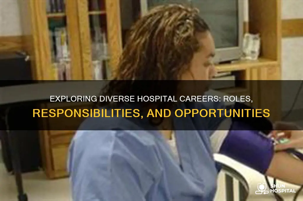 what types of hospital jobs are there