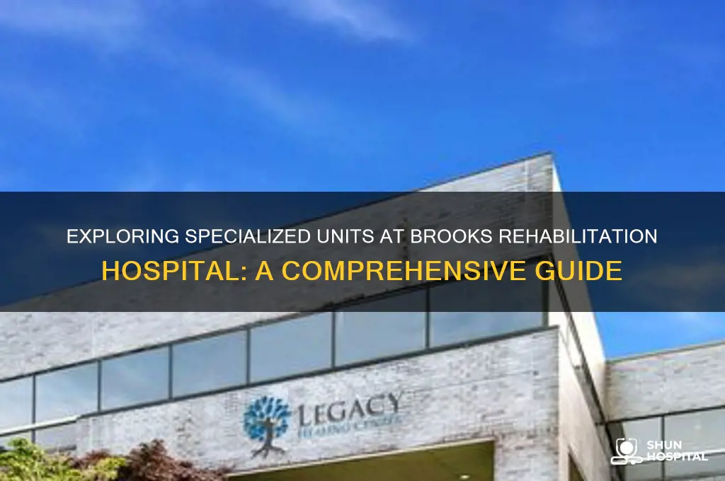 what units are at brooks rehab hospital