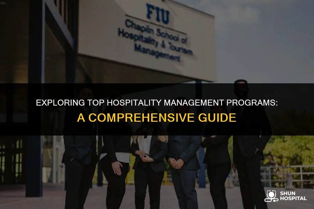 what universities offer hospitality management