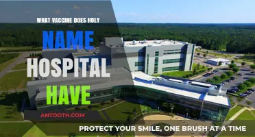 Holy Name Hospital's Vaccine Offerings: What You Need to Know