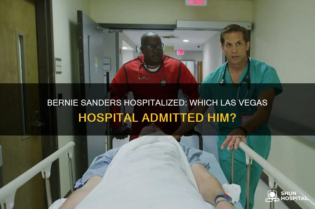 what vegas hospital is bernie sanders in