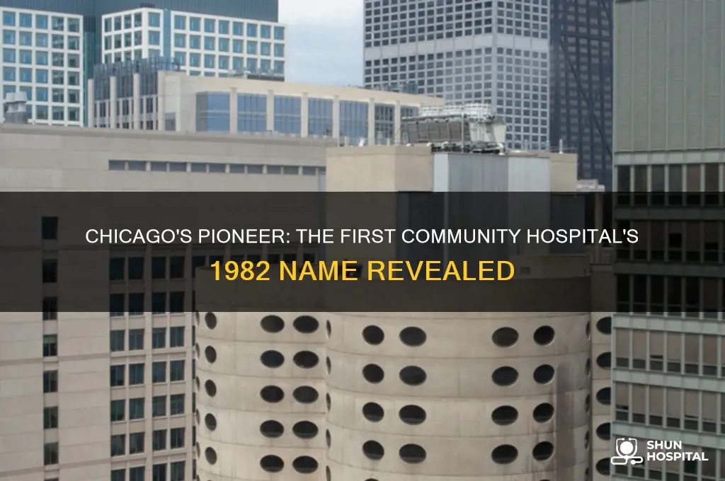 what was first community hospital called in 1982 im chicago