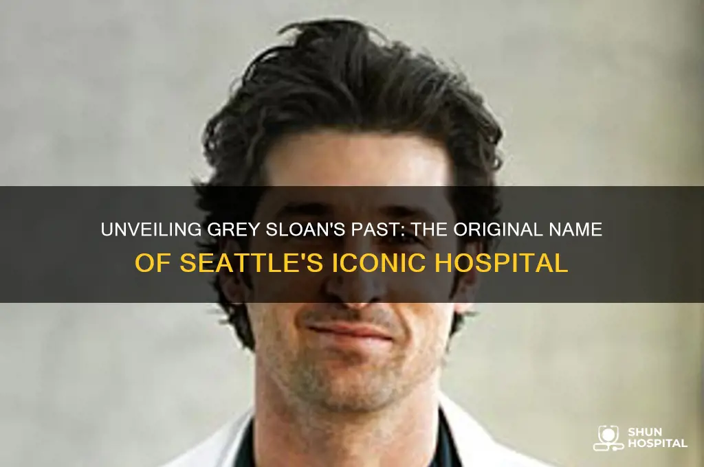 what was grey sloan hospital called before
