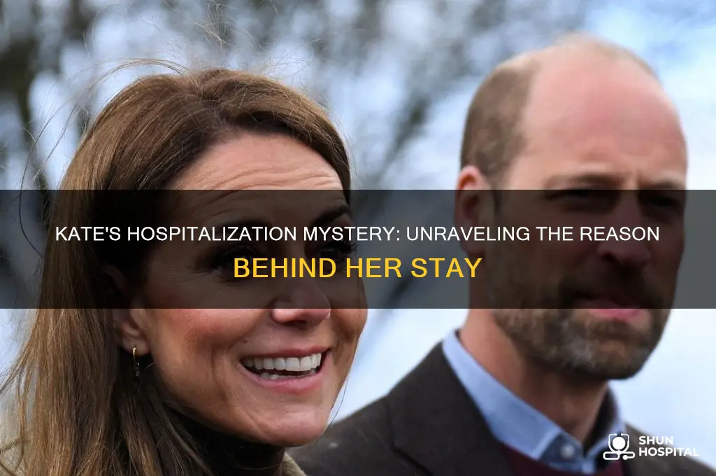 what was kate in the hospital for