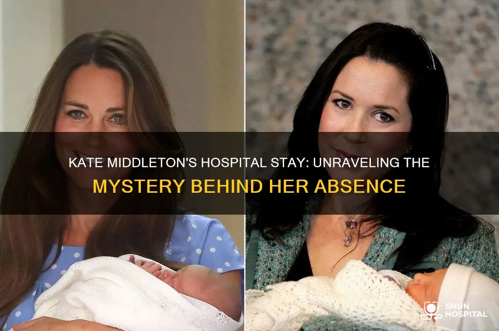 what was kate middleton in hospital for