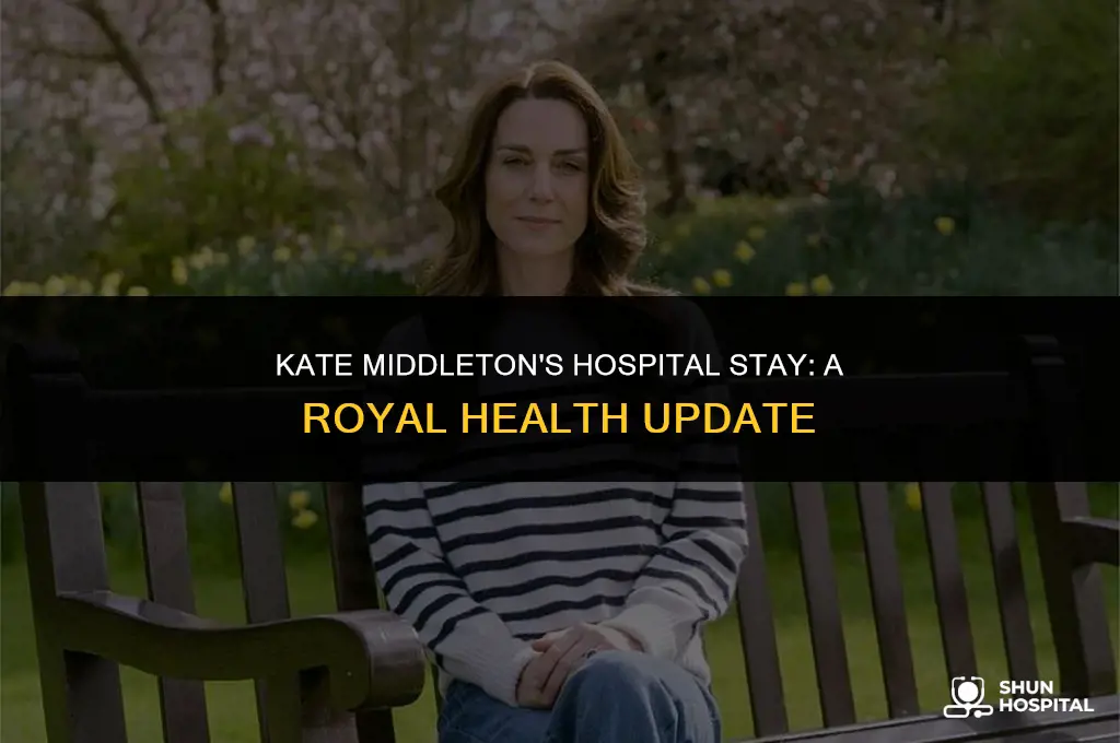 what was kate middleton in hospital