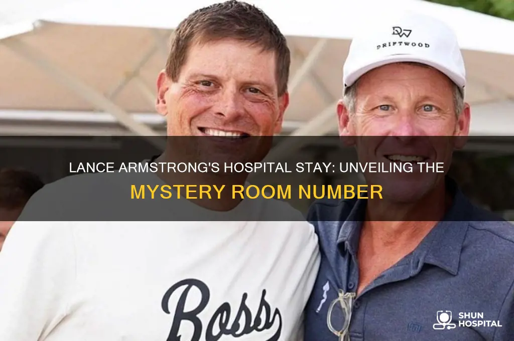 what was lance armstrongs hospital room number