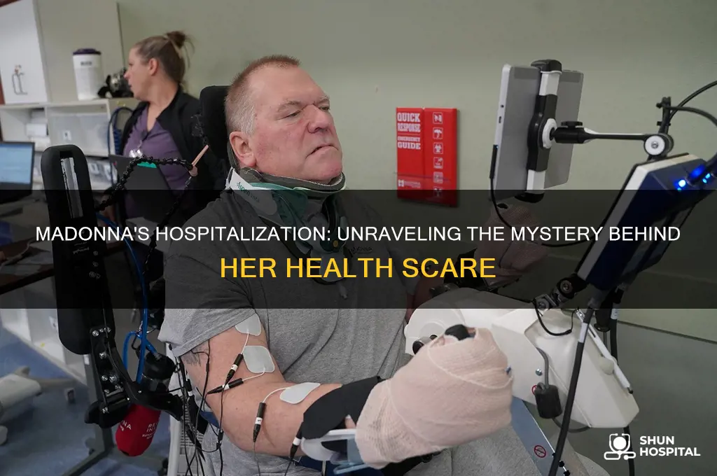 what was madonna in the hospital for