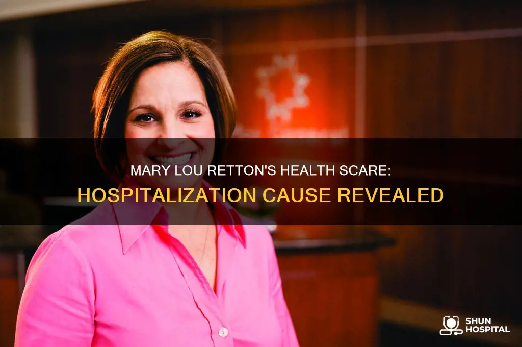 what was mary lou retton hospitalized for