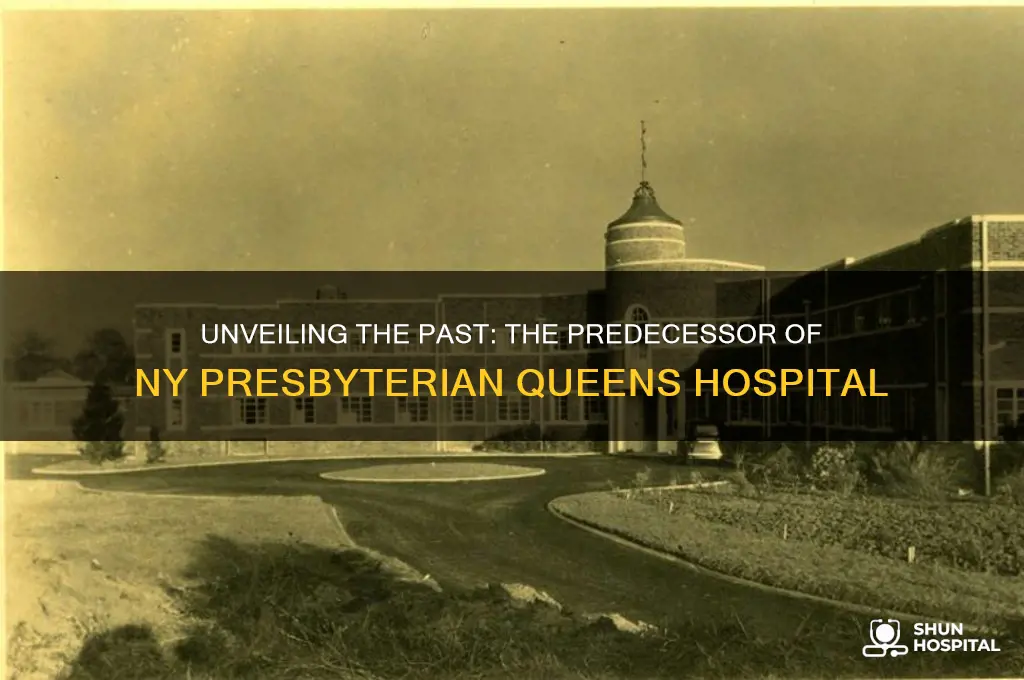 what was ny presbyterian queens hospital what was it before