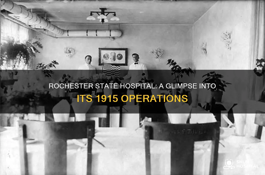 what was rochester state hospital in 1915
