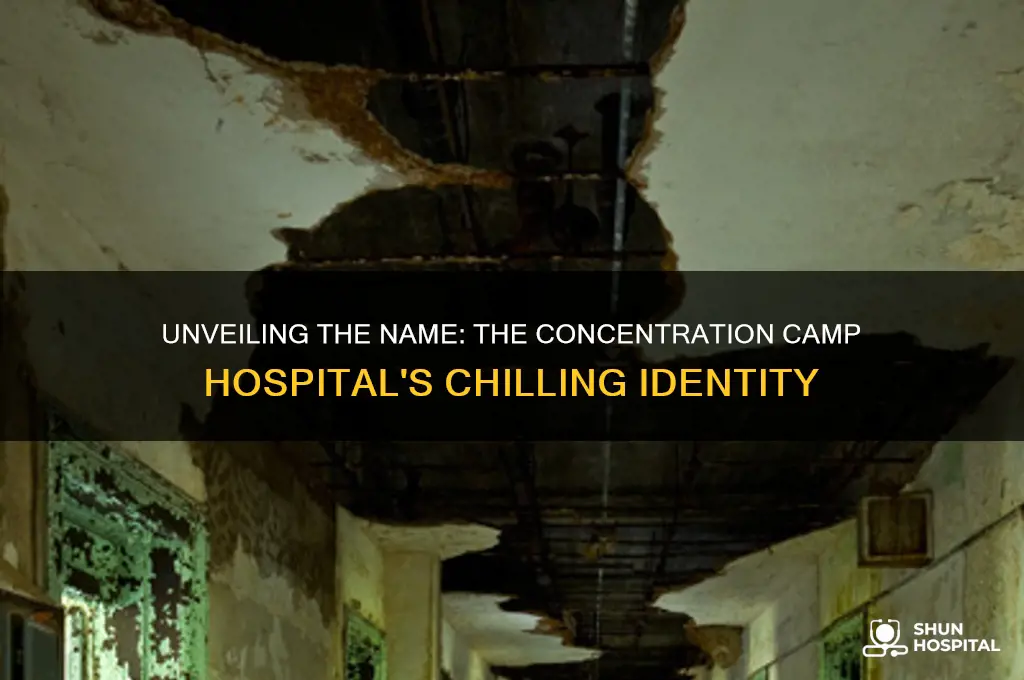 what was the concentration camp hospital called