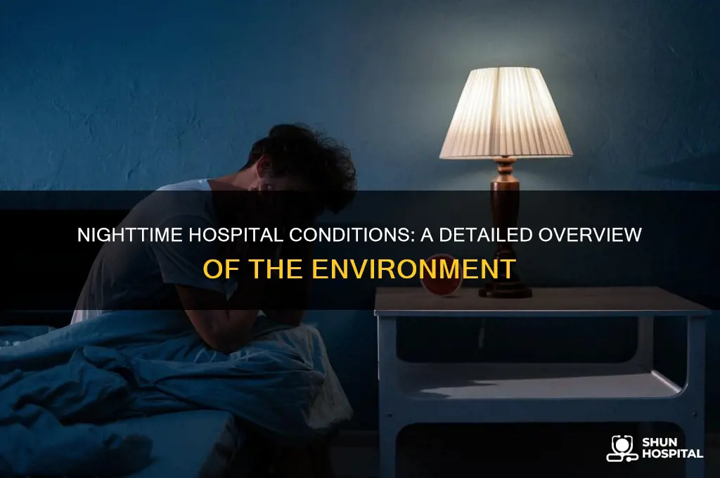 what was the condition of the hospital in night