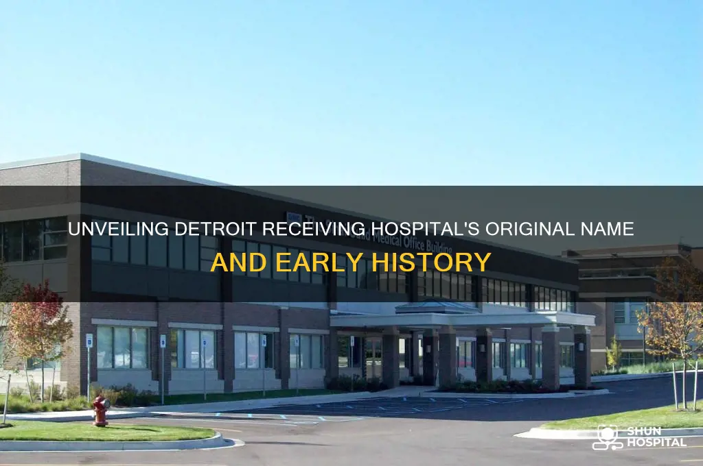 what was the first name of detroit receiving hospital