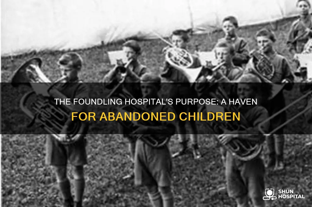 what was the foundling hospital designed for