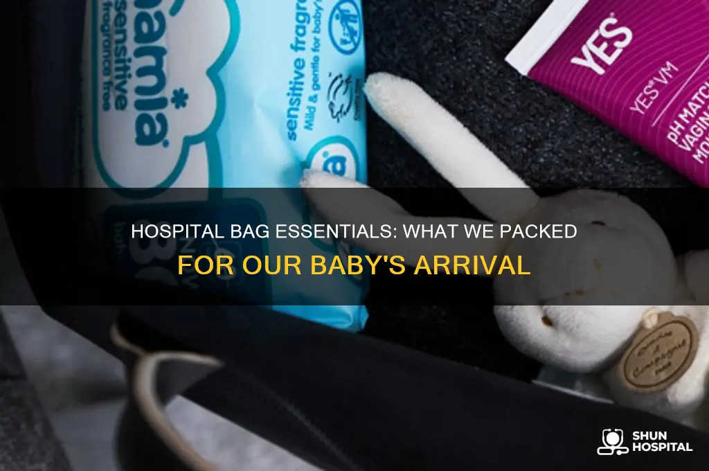 what we packed to the hospital for our kid