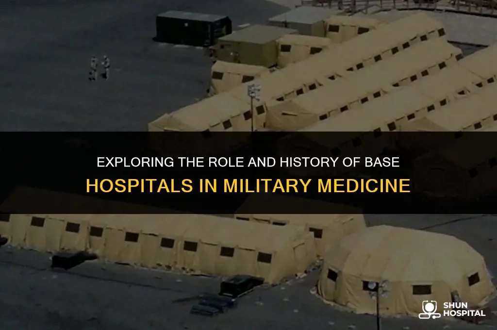 what were base hospitals